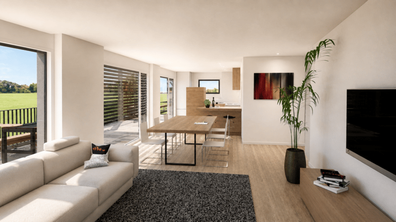 TOP Neubau - Renditeobjekt oder Generationenhaus: Modernes 2-Familienhaus in idyllischer Landschaft. (1)