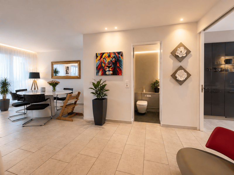 Urbane Maisonette mit privater Wellness-Oase und Aussicht im Zentrum. (1)