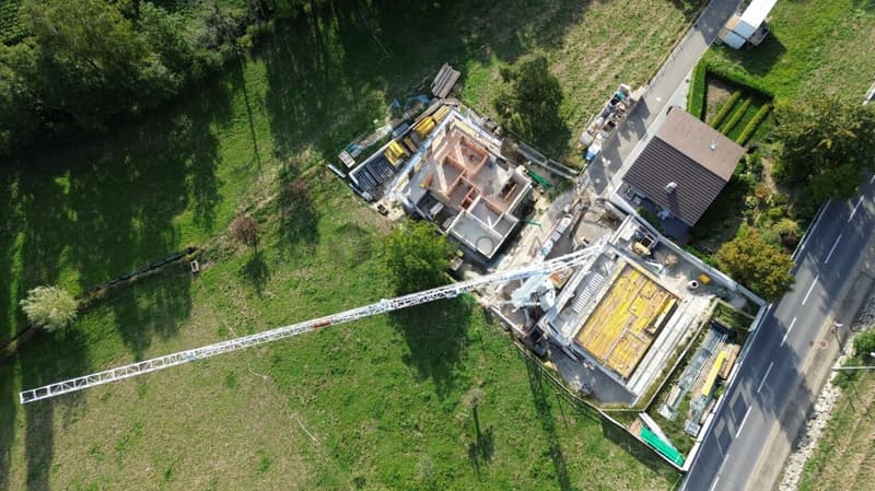 Renditeobjekt oder Generationenhaus Neubau: Modernes 2-Familienhaus in idyllischer Landschaft. (9)