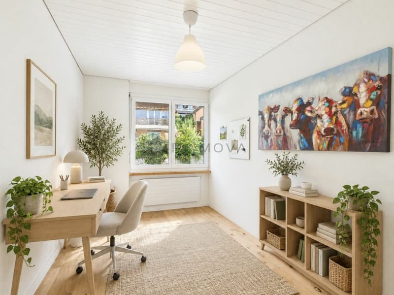 Logenplatz über dem Vierwaldstättersee, elegantes Reihenhaus-Juwel in Luzern (10)