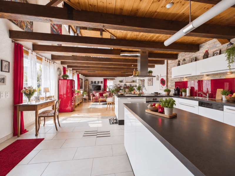 Besonderes Wohngefühl! Maisonette mit Galerie und Cheminée (6)