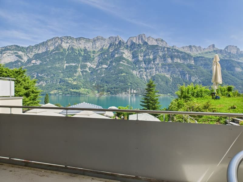 Wohnen am See: Möblierte 2.5 Zi.-Ferienwohnung mit Panorama-Terrasse & Parkplatz (6)