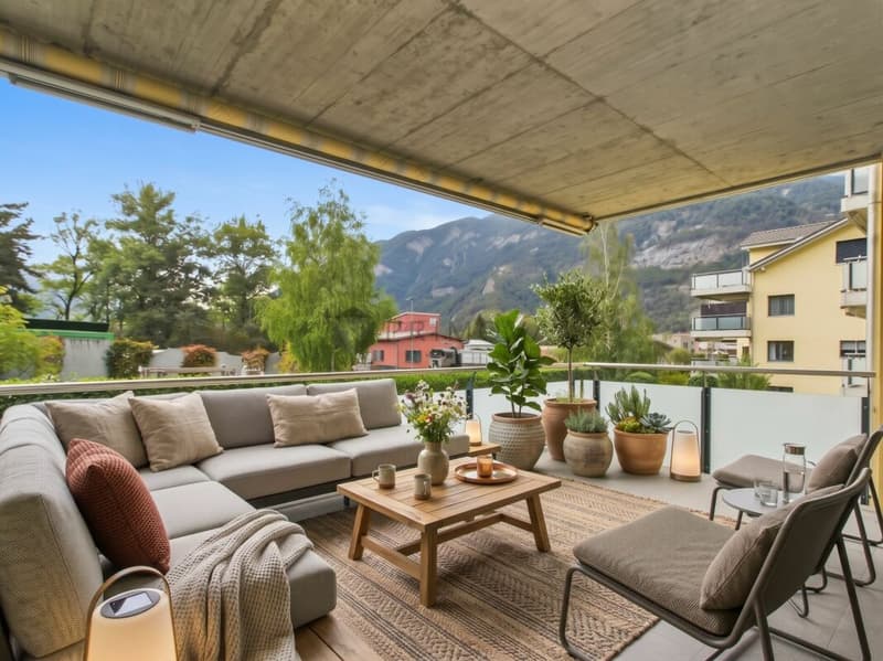 Hochwertig renovierte 4.5 Zimmer-Wohnung mit sonniger Südterrasse in Trimmis (9)