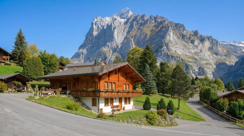 Alpenidylle pur - wo die Eiger-Nordwand Ihr Nachbar ist. (1)