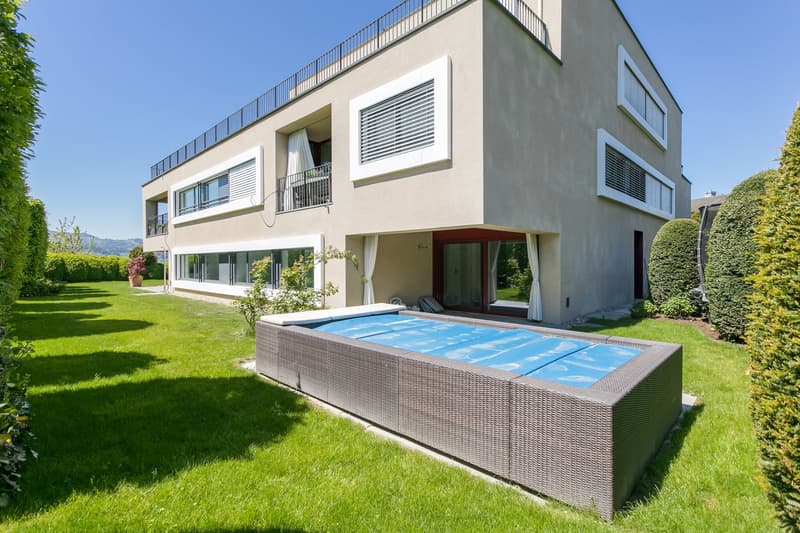 Moderne Gartenwohnung mit Teilseesicht (3)