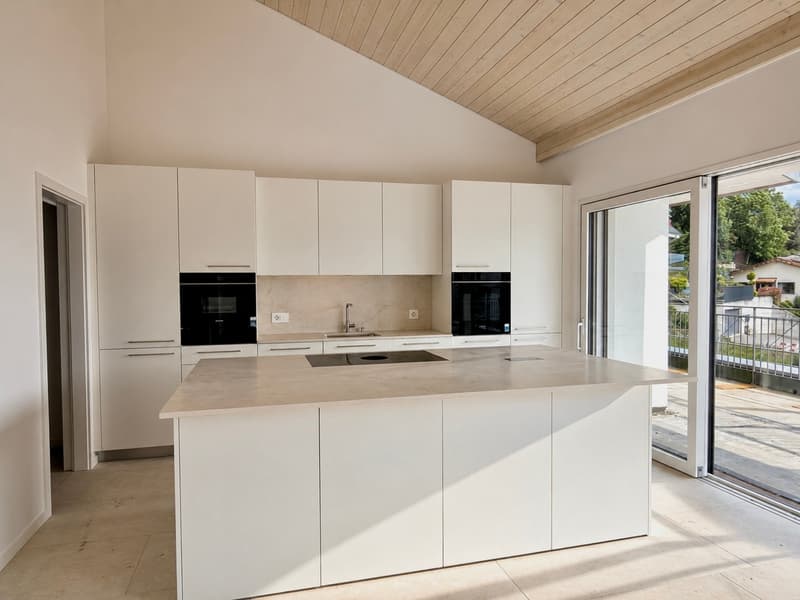 Magnifique villa mitoyenne neuve de 6,5 pièces à Chexbres avec vue lac. (3)