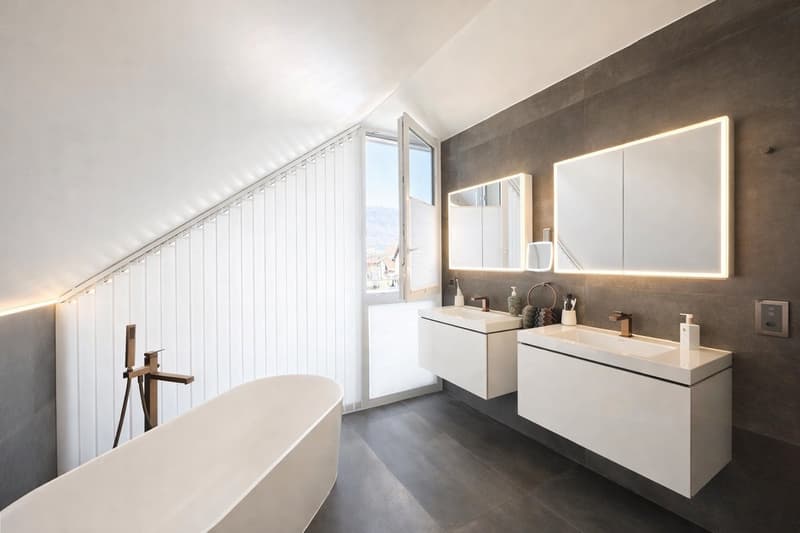 co-exclusivité: Attique en duplex de 275 m² à La Rippe (10' de Nyon) (8)
