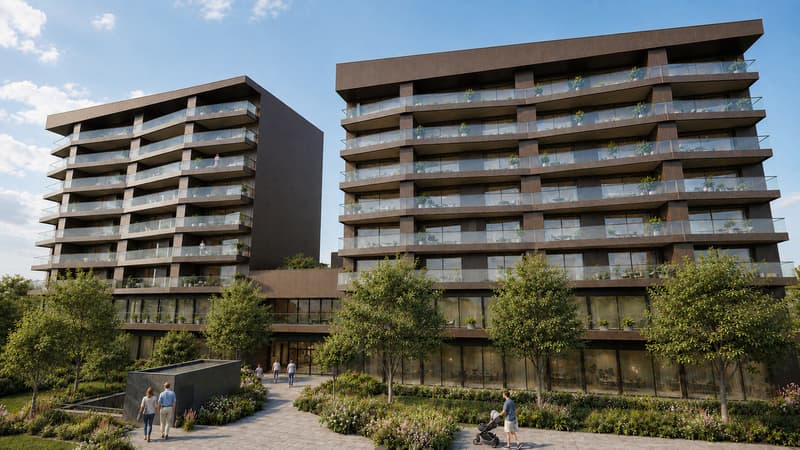 Appartements de 1.5 pièces - Ecoquartier des Echervettes, Romont (1)