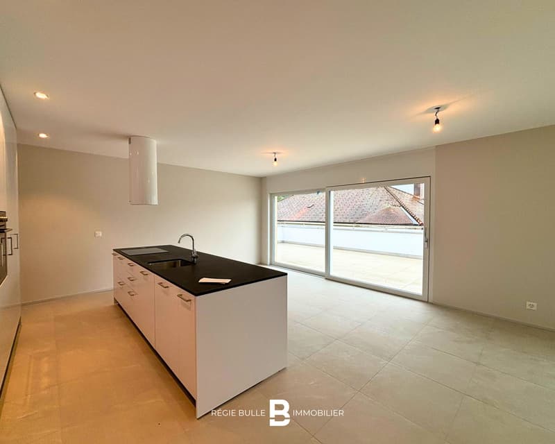 Broc - Magnifique attique de 4.5 pièces neuf à louer (2)