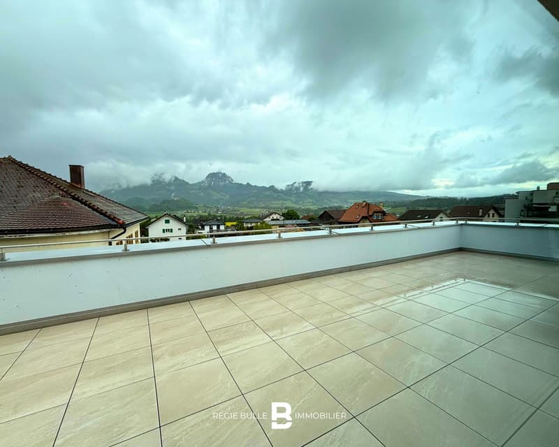 Broc - Magnifique attique de 4.5 pièces neuf à louer (6)