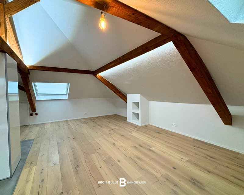 Bulle - Magnifique appartement à louer sous les combles (2)