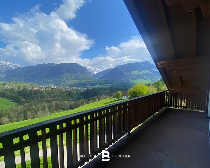 Cerniat - Appartement de 2.5 pièces avec magnifique vue à louer (1)