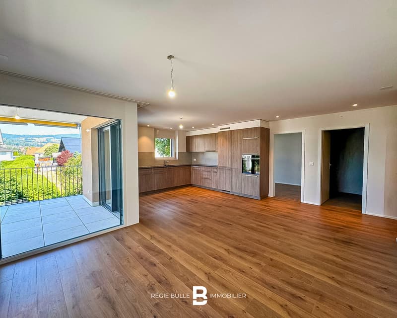 Echarlens - Magnifique appartement de 3.5 pièces neuf à louer (2)