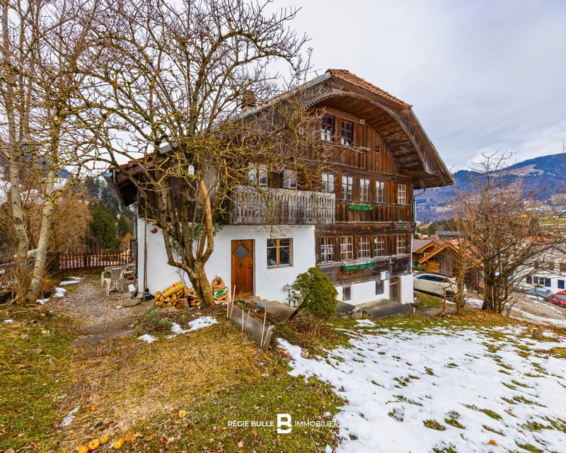 Charmey - Maison villageoise de caractère avec grand jardin (2)