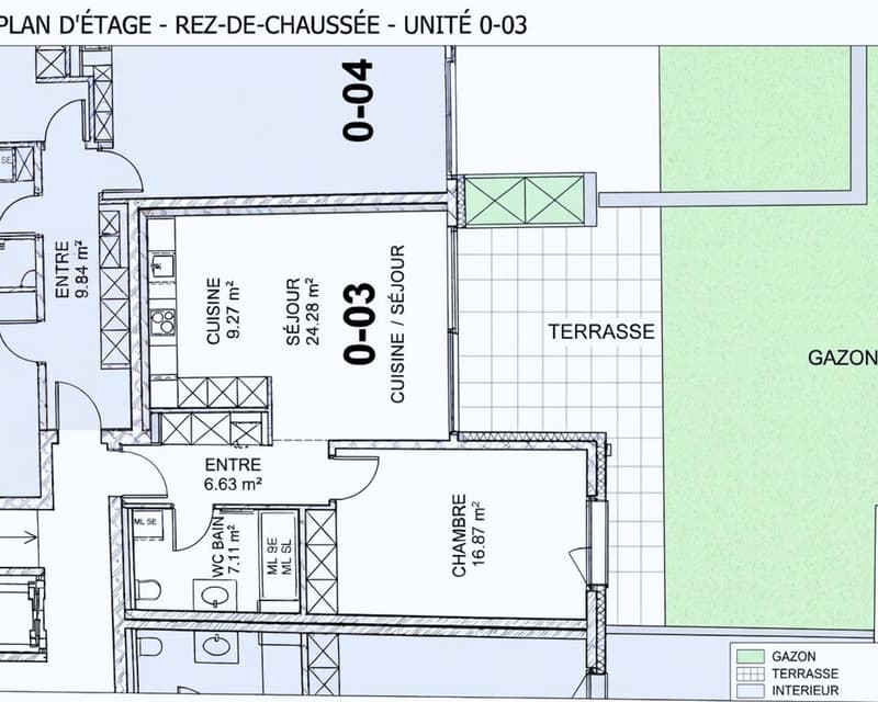 Pringy - Très bel appartement de 2.5 pièces au rez-de-chaussée à louer (2)