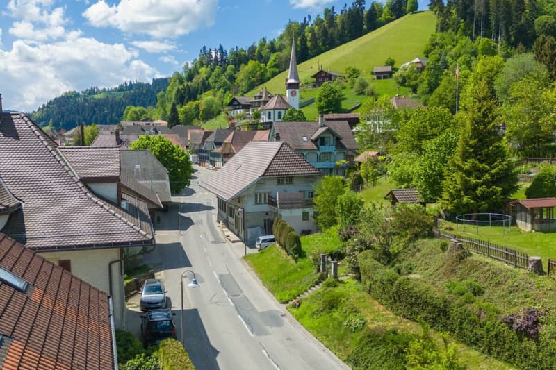 Ehemaliges Schulhaus von 1805 am Dorfplatz - mit drei Wohnungen, Atelier und Ausbaupotenzial! (23)
