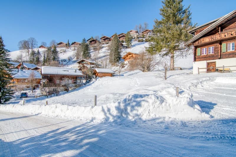 Exklusives Bauland an bester Sonnenhanglage in Grindelwald - Wohnen mit Panoramablick, ideal für ein Ein- oder Zweifamilienhaus (6)