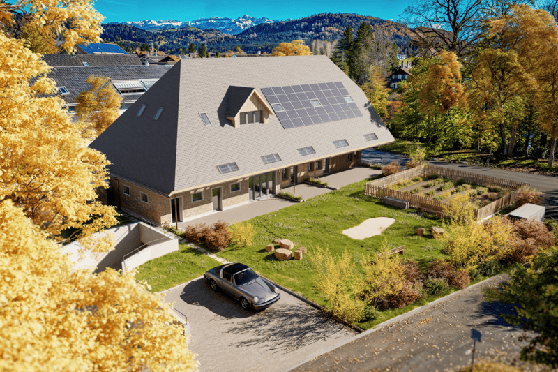 Wohnung 1 | Gartenwohnung mit Bauernhauscharakter auf zwei Etagen und viel Aussenraum (6)
