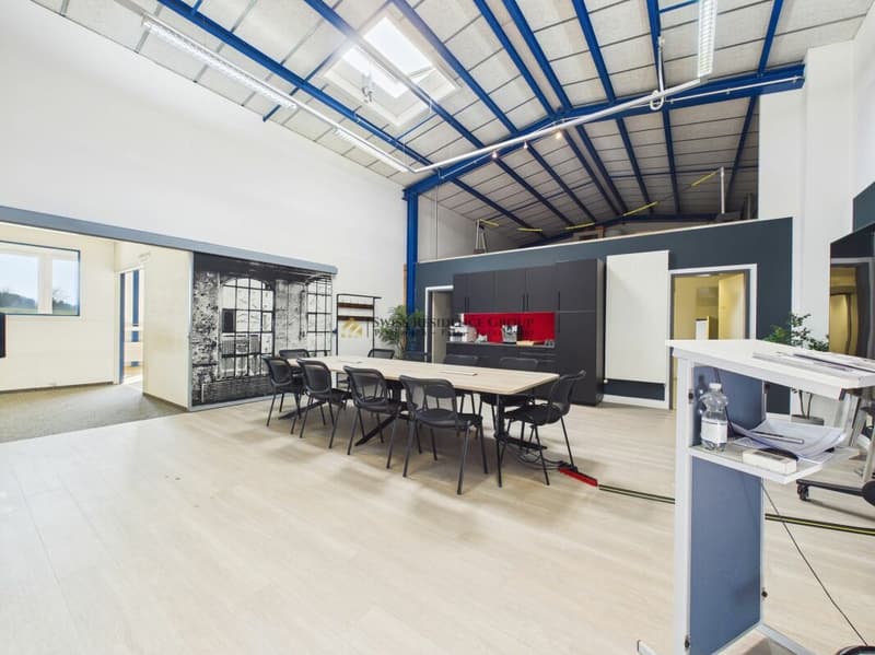 Espace commercial et de stockage moderne avec beaucoup de lumière du jour (2)