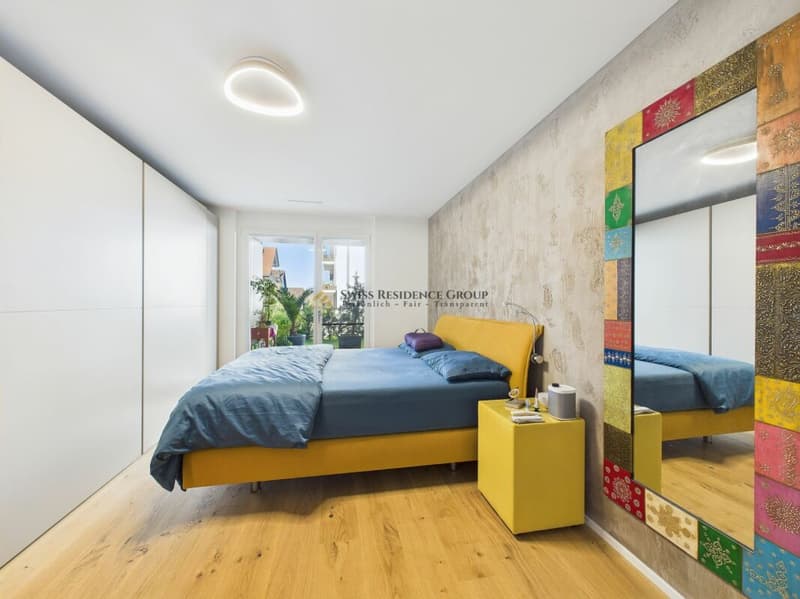 Un foyer avec ambition : appartement de jardin en construction neuve avec équipement premium (6)