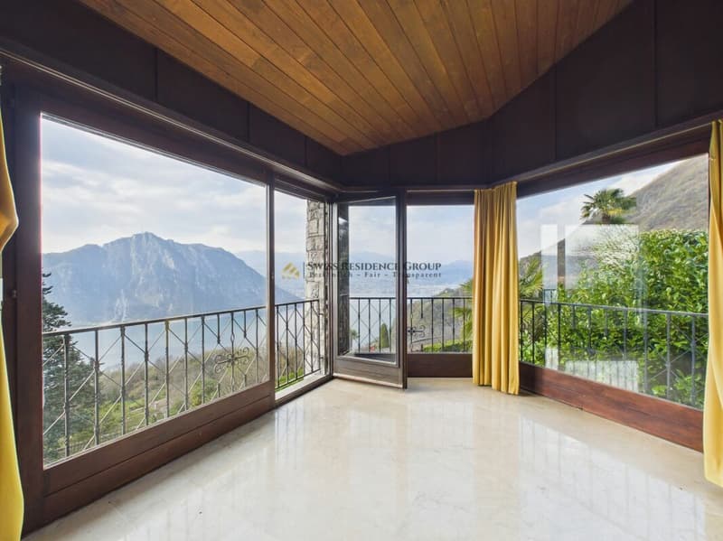 Vivere nel verde con bella vista da sogno ad Arogno (4)