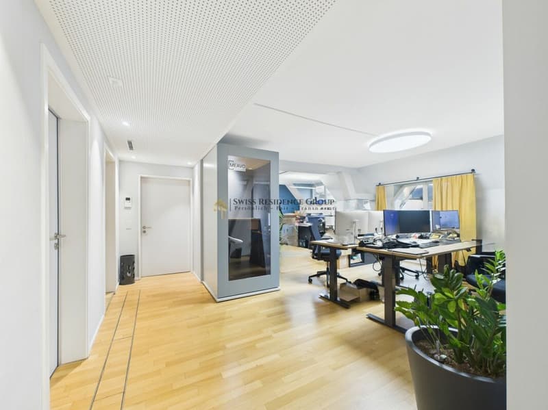 Zentrales Office über zwei Etagen - modern ausgestattet mit Blick über die Dächer der Stadt (7)