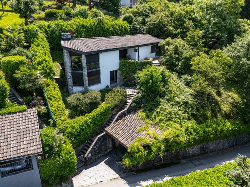 Vivere nel verde con bella vista da sogno ad Arogno (1)