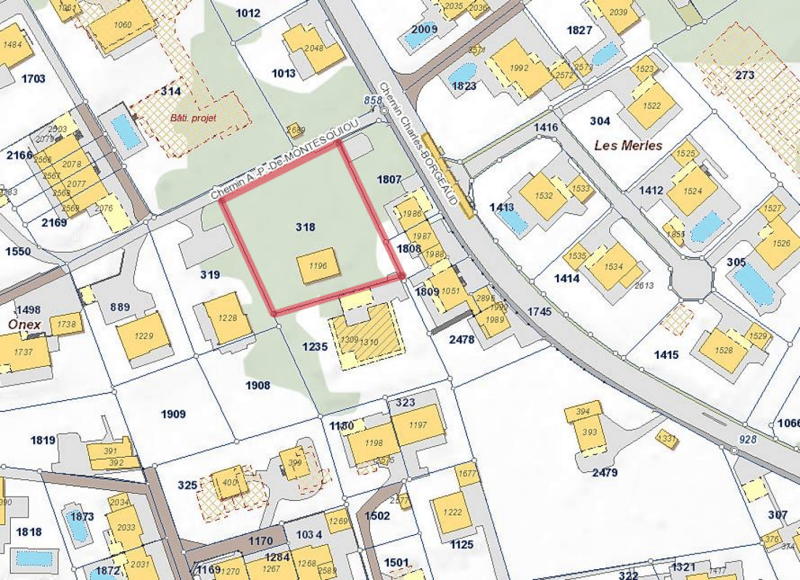 Terrain à bâtir exclusif dans un emplacement de premier choix à Onex (5)