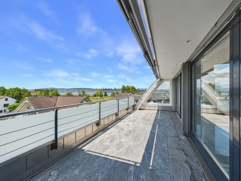Exklusiv mit traumhafter Seesicht - privater Dachterrasse - Wellness-Oase (7)