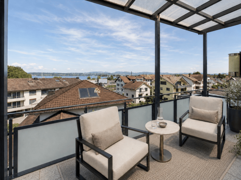 Exklusiv mit traumhafter Seesicht - privater Dachterrasse - Wellness-Oase (10)