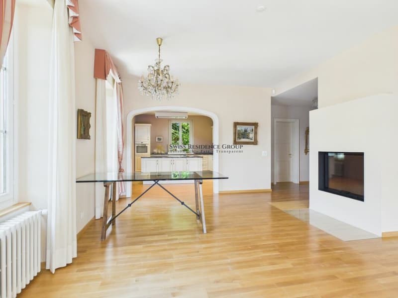 Altbau-Charme trifft auf modernen Luxus - Einzigartige 4.5-Zimmer-Wohnung mit Garten & Cheminée in 8008 Zürich (6)