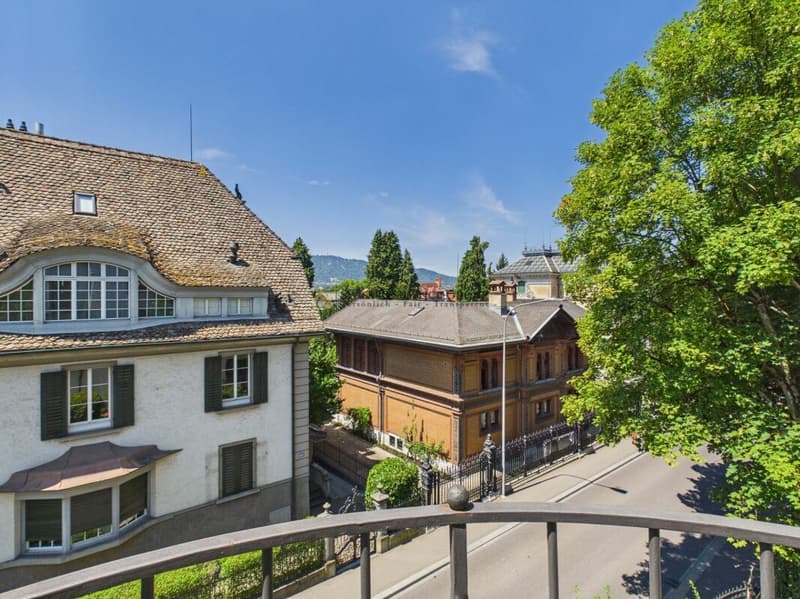 Altbau-Charme trifft auf modernen Luxus - Einzigartige 4.5-Zimmer-Wohnung mit Garten & Cheminée in 8008 Zürich (16)