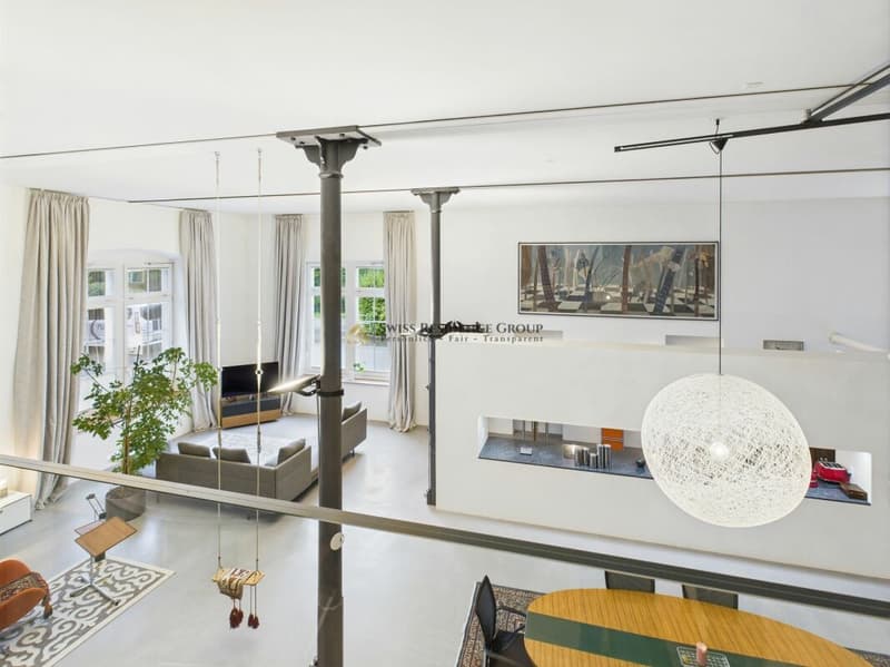 Aussergewöhnliches Designloft mit historischem Charme und privatem Garten (5)