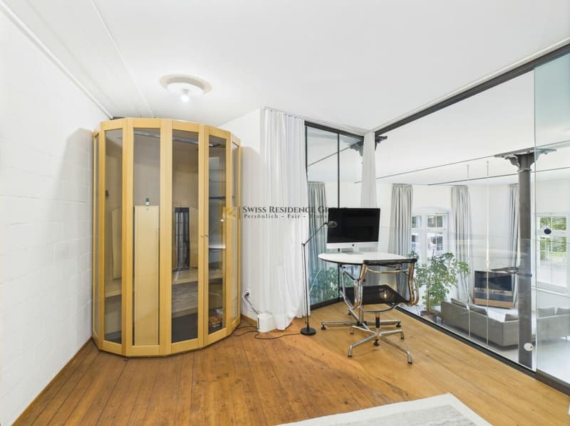 Aussergewöhnliches Designloft mit historischem Charme und privatem Garten (21)