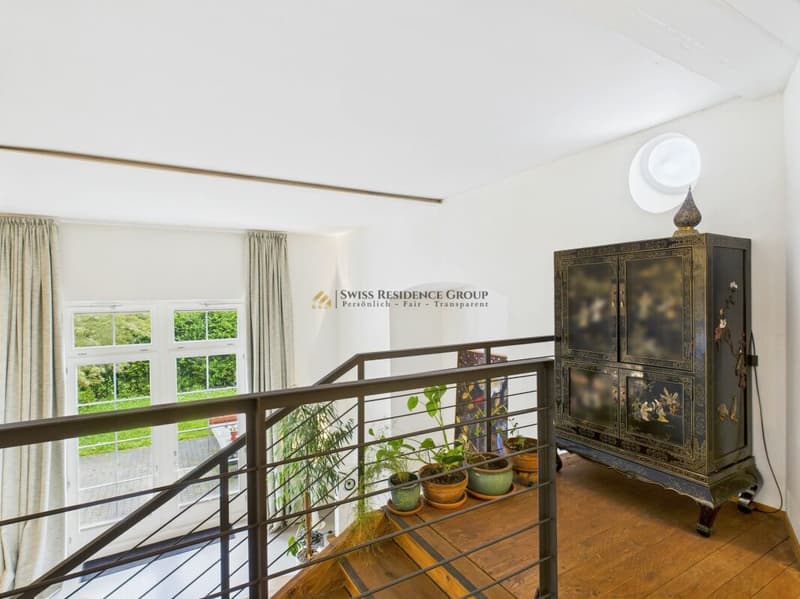 Aussergewöhnliches Designloft mit historischem Charme und privatem Garten (14)