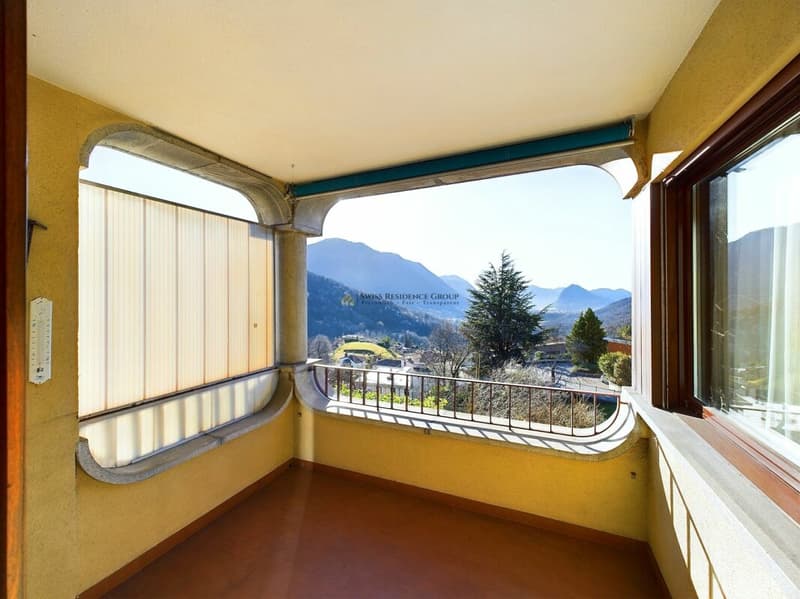Mediterranes Wohnen mit Seeblick in Lopagno (13)