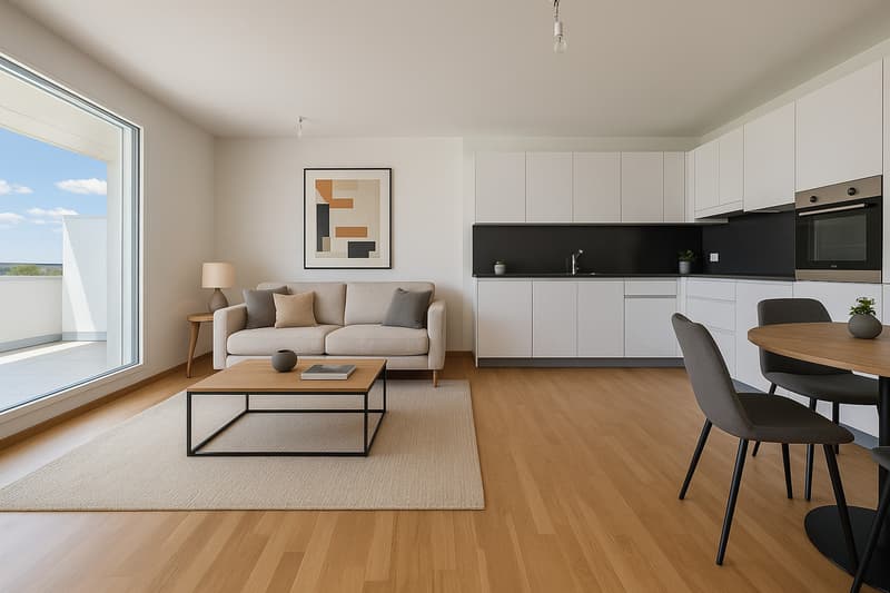APPARTEMENT DE 2.5 PIÈCES AVEC BALCON (4)