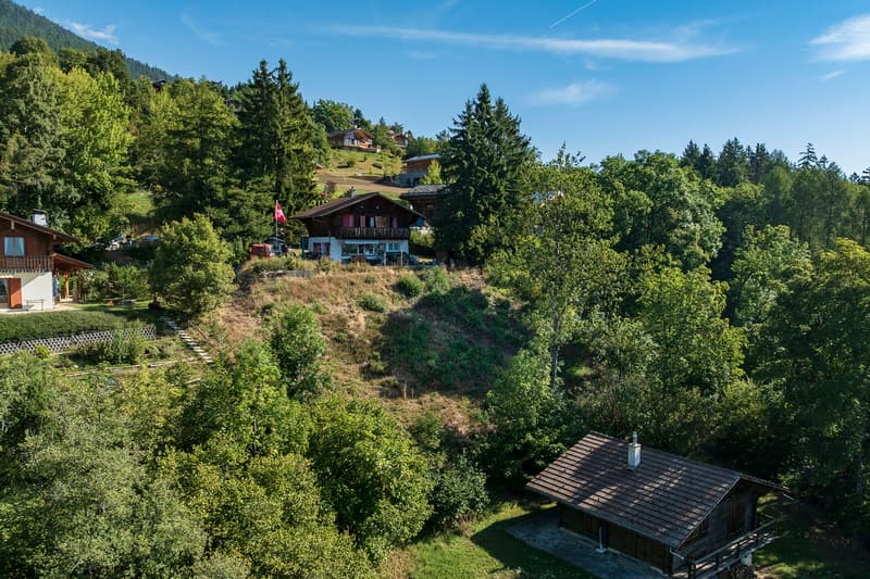 VOTRE CHALET A CONSTRUIRE A 15 MINUTES DE SION SUR LES HAUTEURS ! (3)
