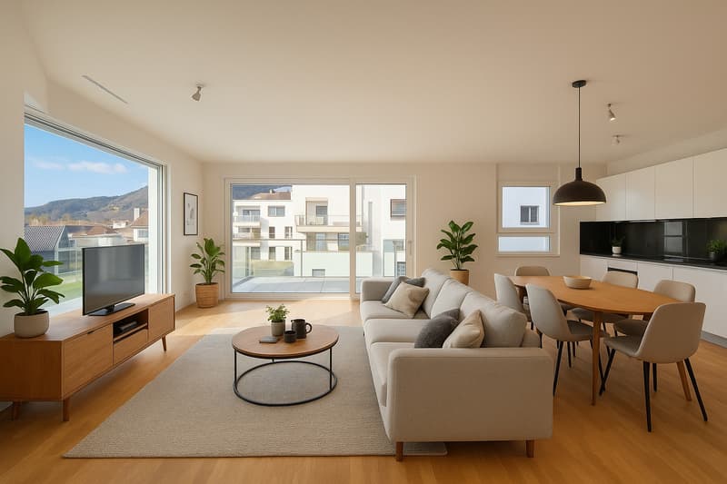 APPARTEMENT DE 4.5 PIÈCES AVEC TERRASSE (1)