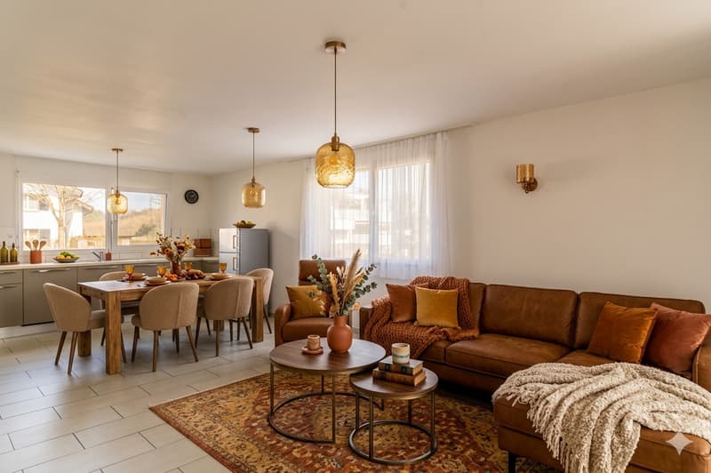 Appartement de 4.5 pces au rez-de-chaussée EST avec jardin (2)