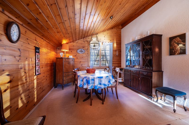 Charmant appartement style chalet avec cheminée au centre du village ! (6)