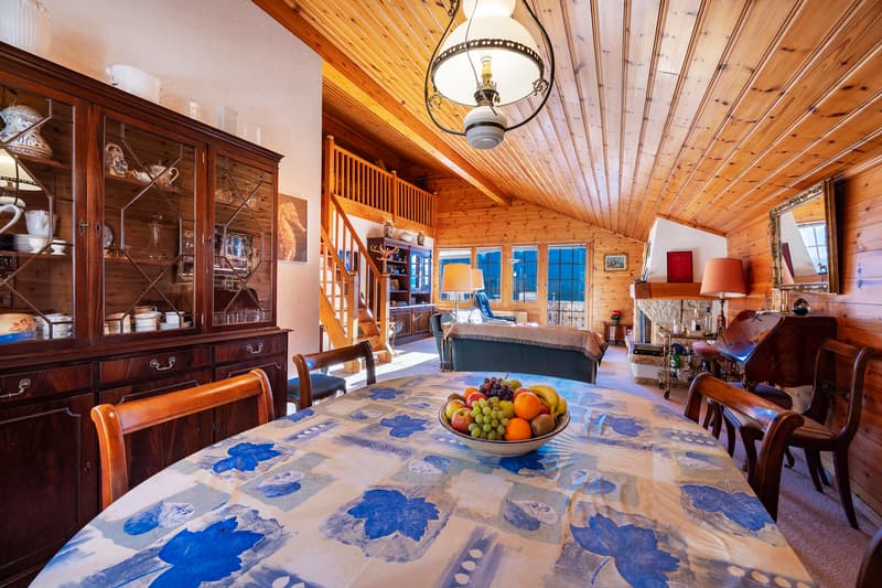 Charmant appartement style chalet avec cheminée au centre du village ! (3)