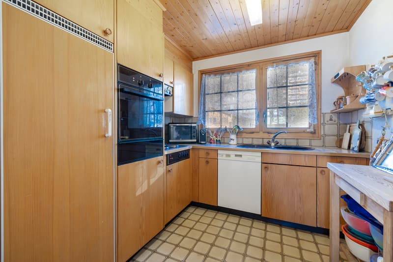 Charmant appartement style chalet avec cheminée au centre du village ! (7)
