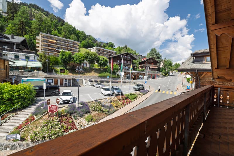 Charmant appartement style chalet avec cheminée au centre du village ! (13)