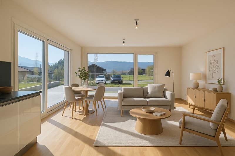 BEL APPARTEMENT DE 3.5 PIÈCES AVEC TERRASSE (2)