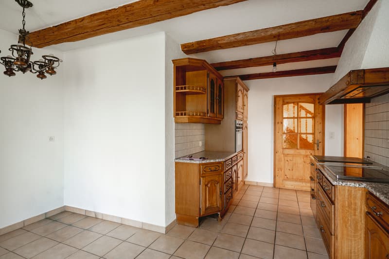 Corps de ferme avec habitation, écurie, stabulation (4)
