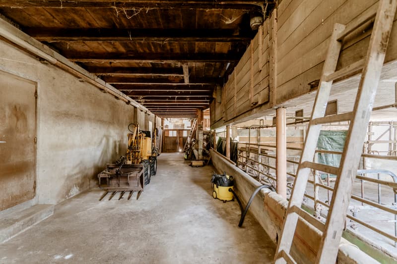 Corps de ferme avec habitation, écurie, stabulation (10)