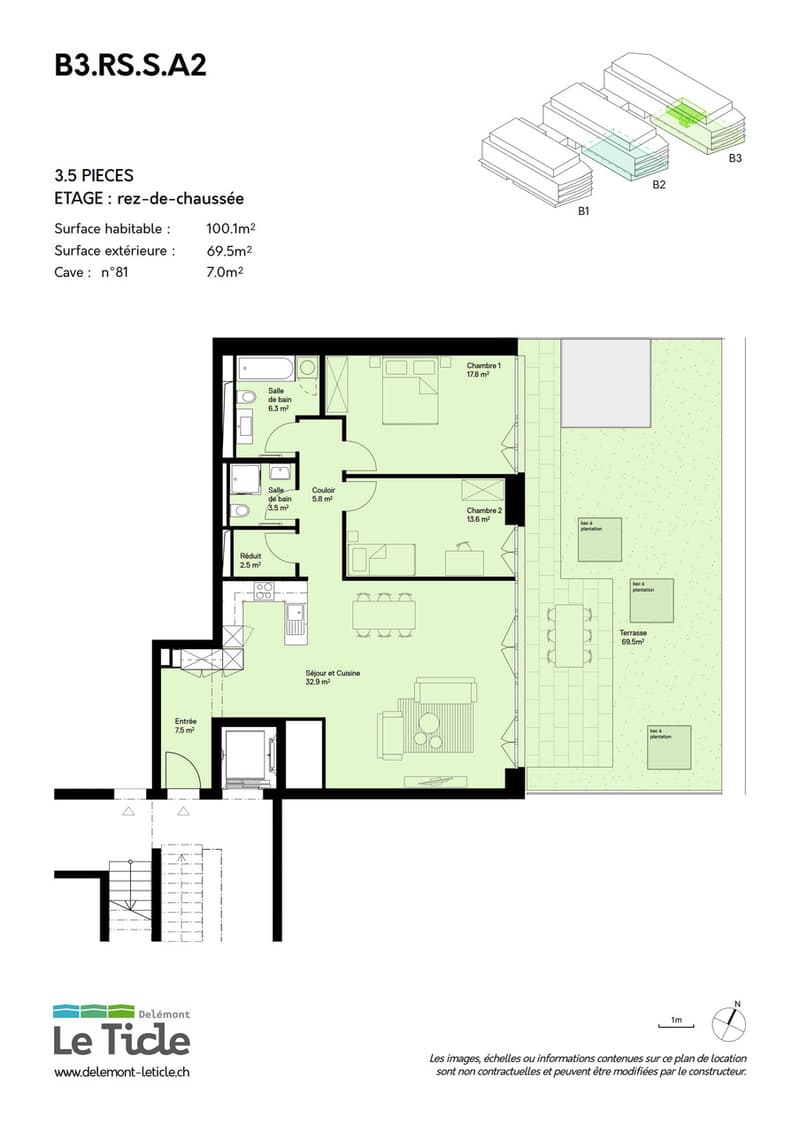 LE TICLE : Appartements neufs à louer / B3.RS.SA2 (10)