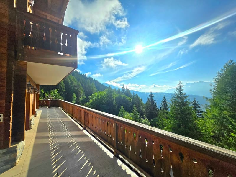 MAGNIFIQUE CHALET 10 PIECES A ANZERE - VUE IMPRENABLE & SOLEIL TOP (2)