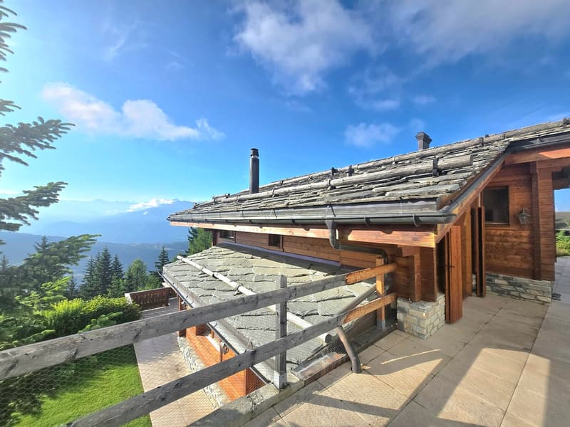 MAGNIFIQUE CHALET 10 PIECES A ANZERE - VUE IMPRENABLE & SOLEIL TOP (6)